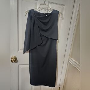 Calvin Klein One Shoulder Black Dress